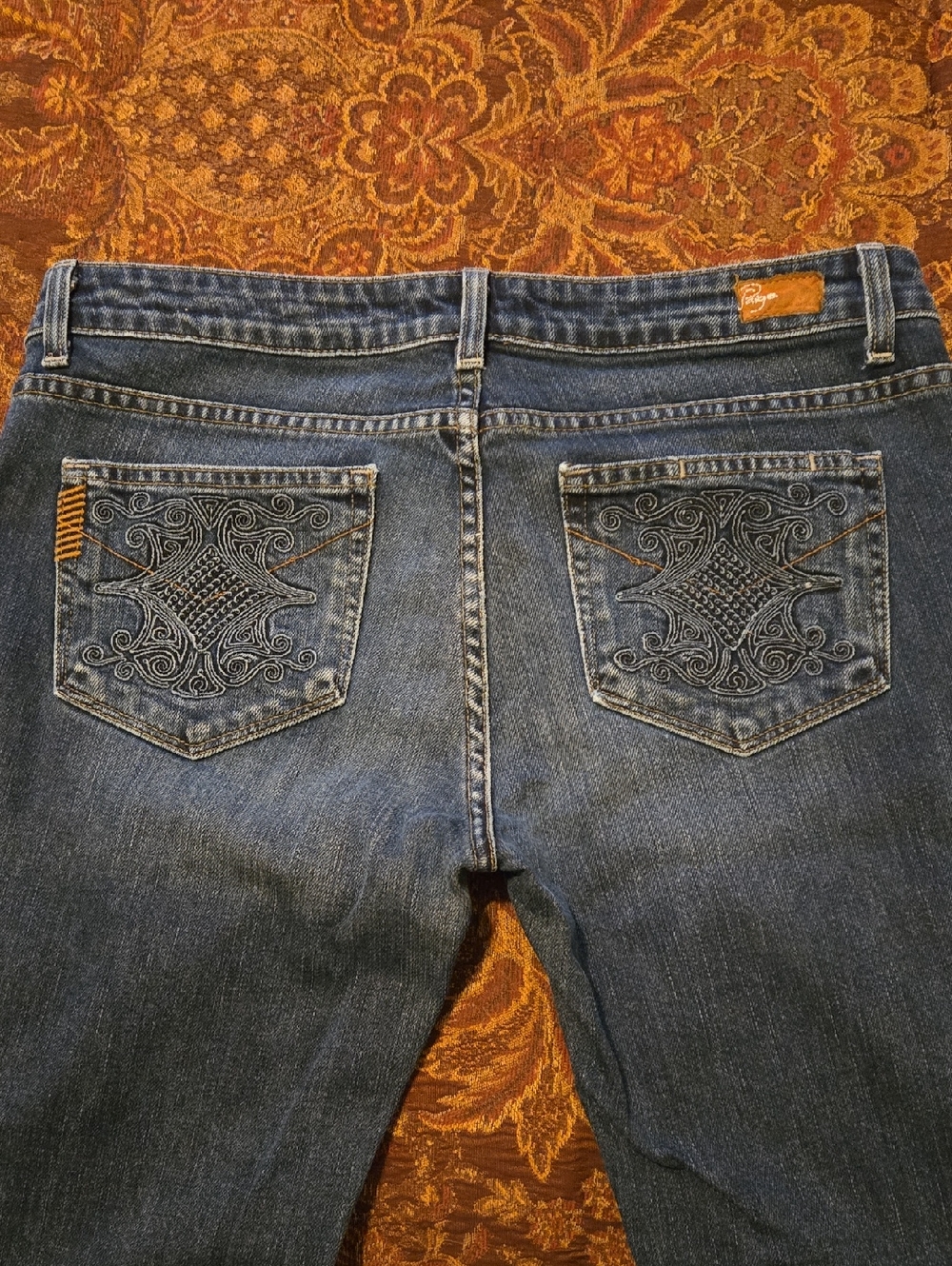 PAIGE Hollywood Hills  Embroidered Bootcut Jeans - Picture 4 of 13